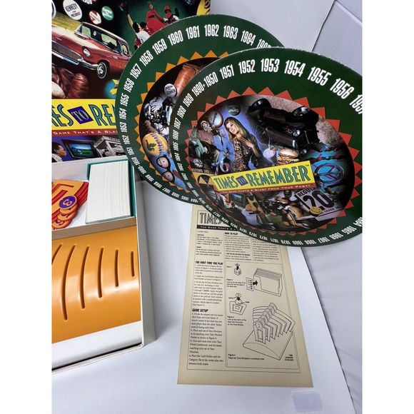 TIMES to REMEMBER: The Board Game That's Blast From Past - Vintage 1991 Complete - Picture 5 of 5
